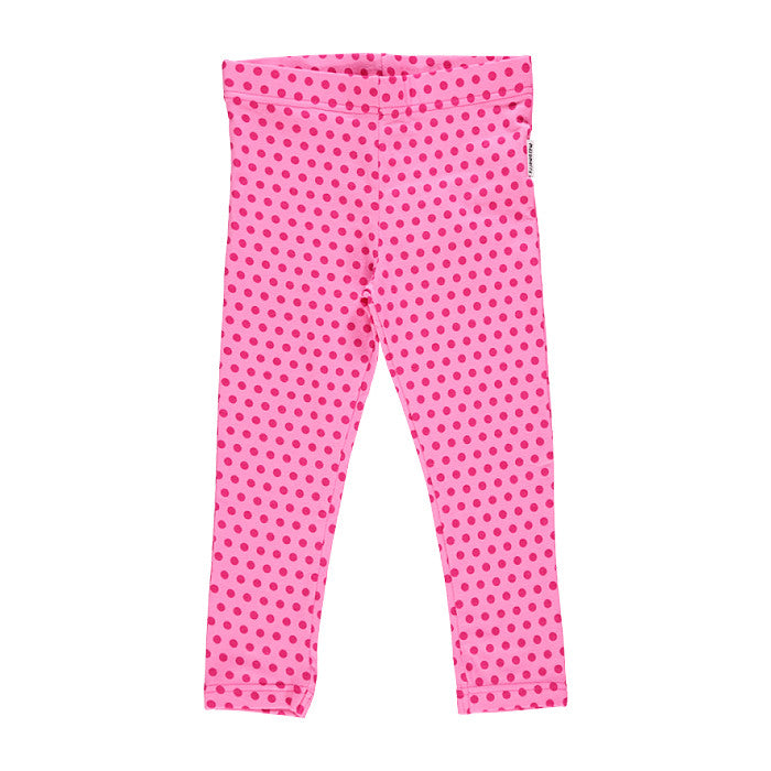 Girls polka dot leggings clearance