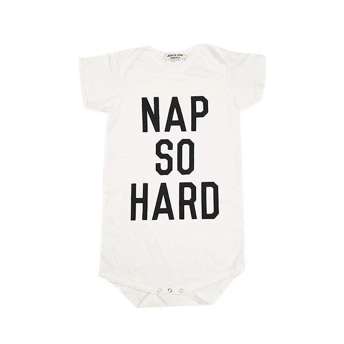 Nap So Hard Short Sleeve Bodysuit