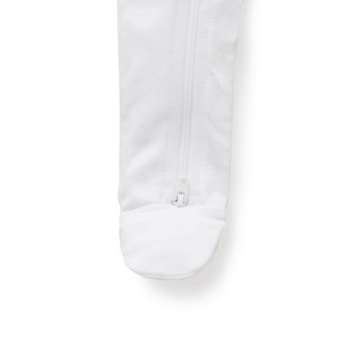 White Zip Growsuit