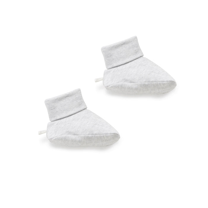 purebaby essentials booties newborn baby booties