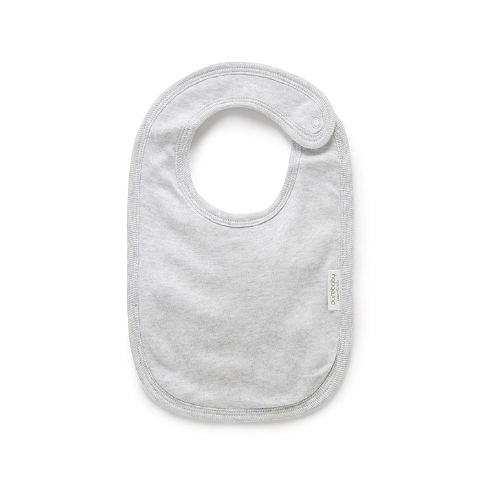 Organic Cotton Bib Grey Melange