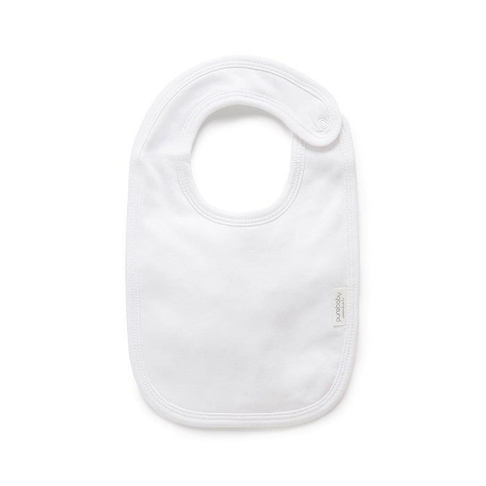 Organic Cotton Bib White