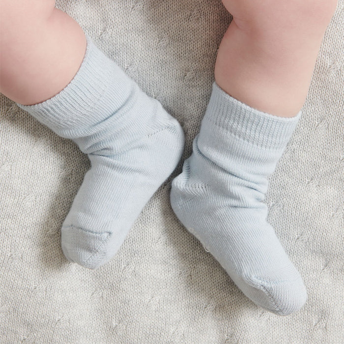 Blue Organic Socks (Set of 3)