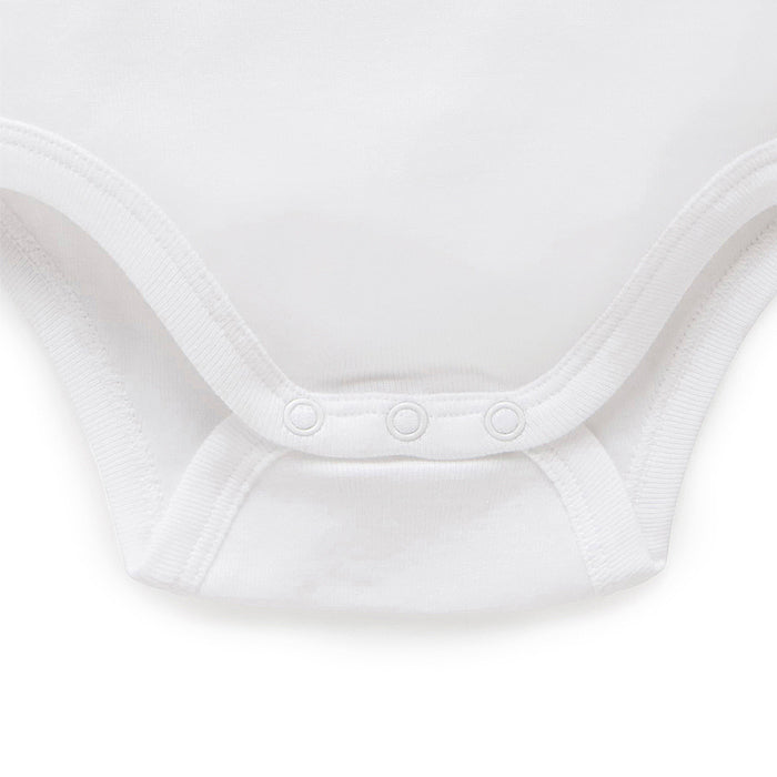 Rib Bodysuit White (Pack of 2)