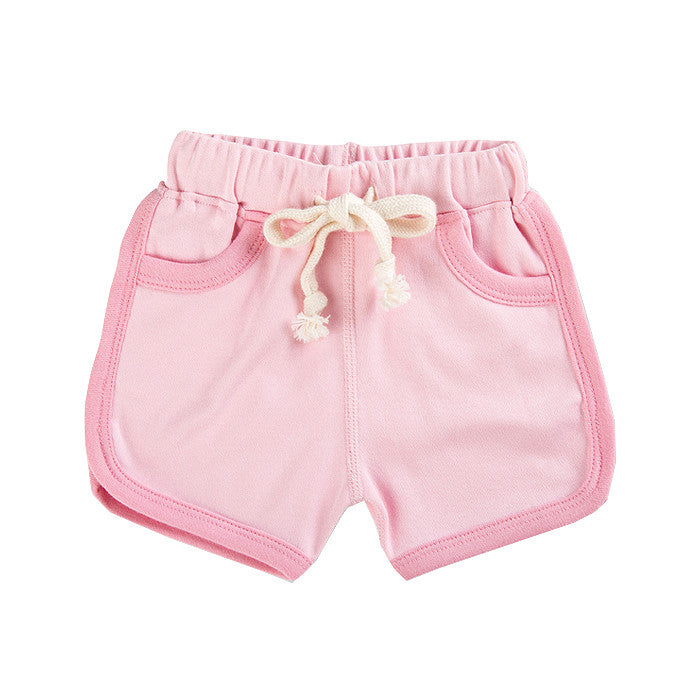 Heather Pink Baby Shorts