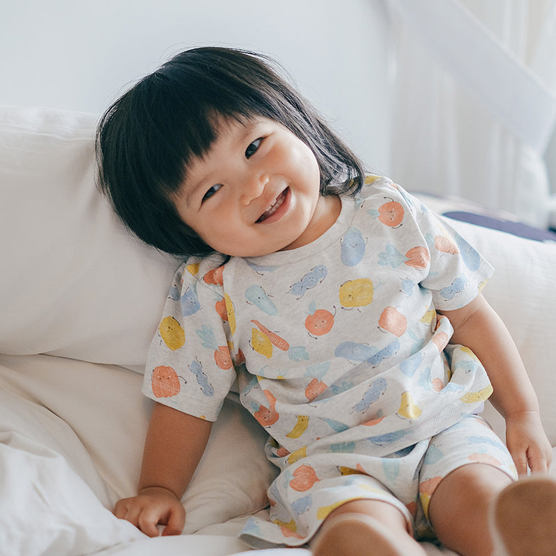 purebaby organic baby pyjama set healthy dreams