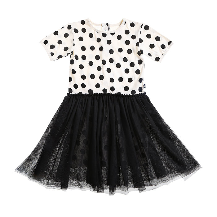 anarkid spot polka dot tutu tulle dress black girl