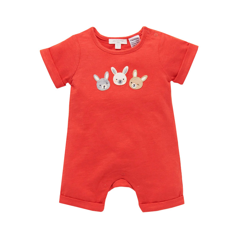 cny bunny friends growsuit baby cny outfit