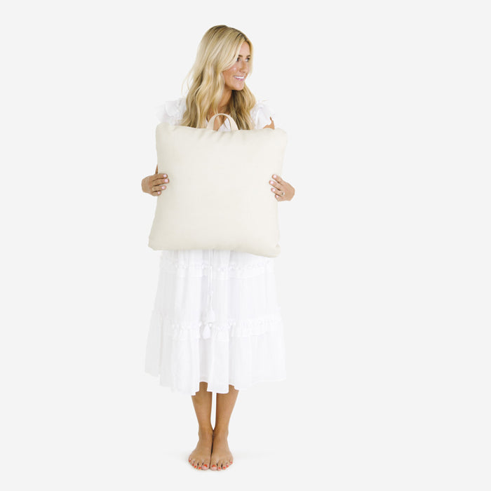 Gathre Mini Square Floor Cushion Blanc