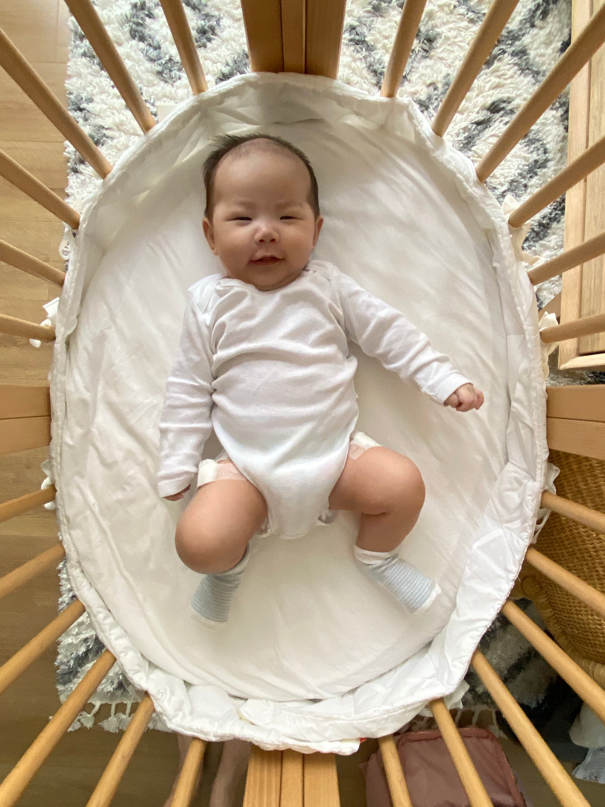 Easy Neck LS Bodysuit White (Pack of 2)