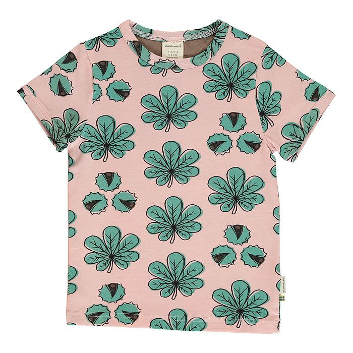 Chestnut Leaf Short Sleeve Top