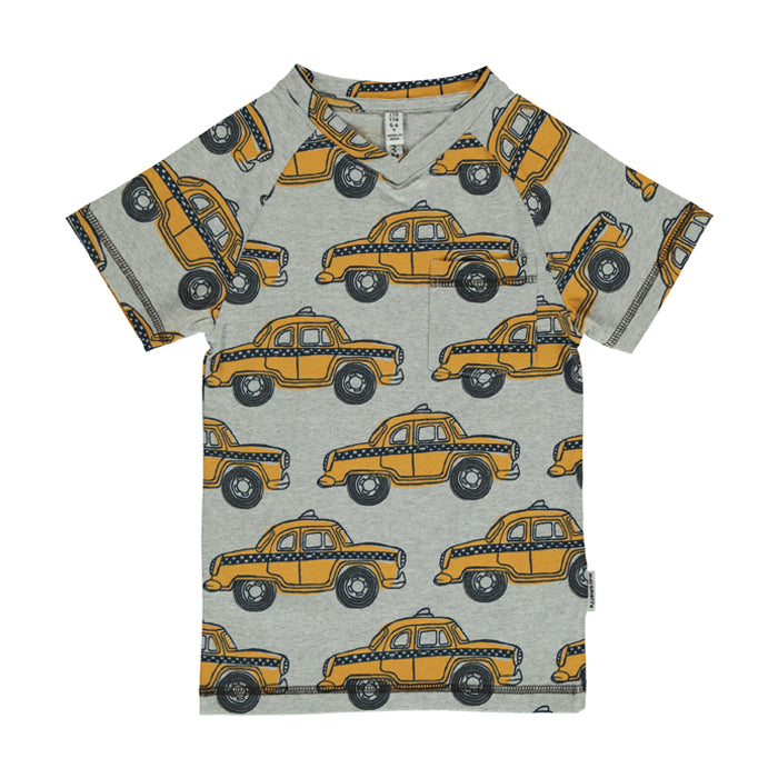 Taxi V-Neck Short Sleeve Top