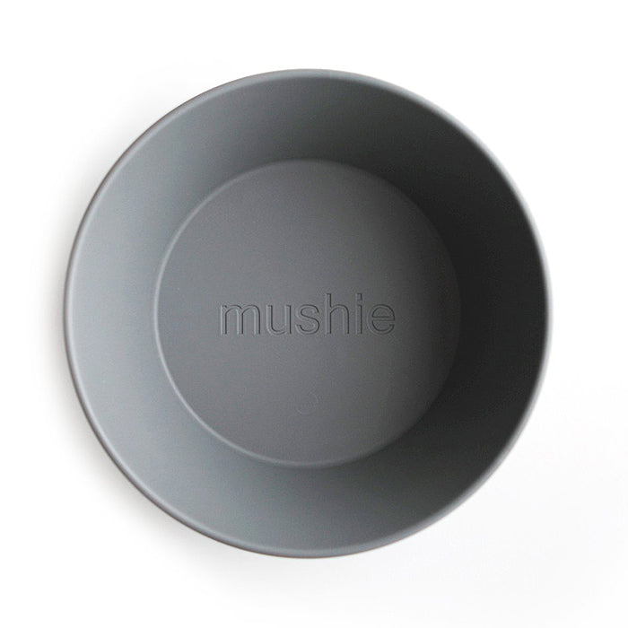 mushie kids bowl dinnerware smoke