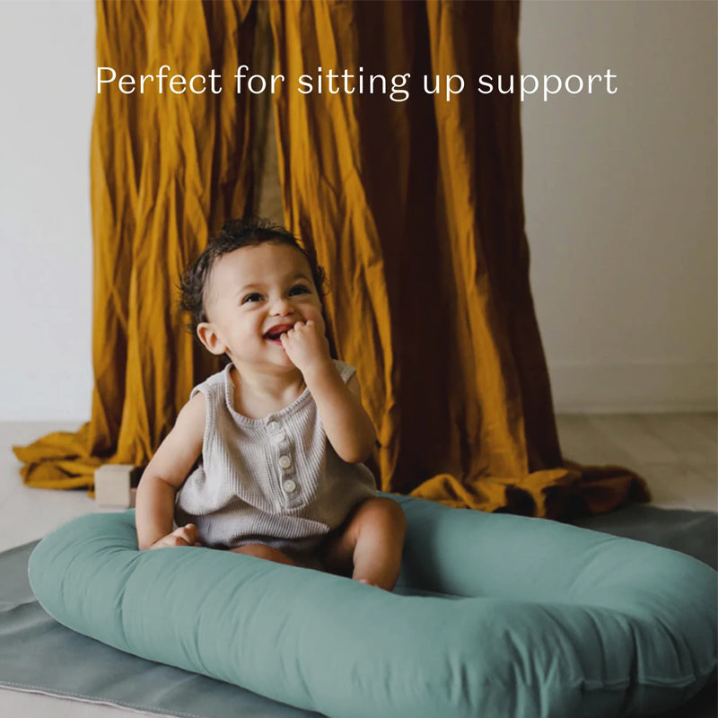 snuggle me organic infant lounger moss