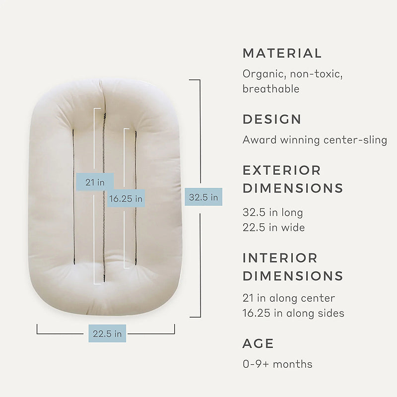 Snuggle Me Organic Infant Lounger Birch