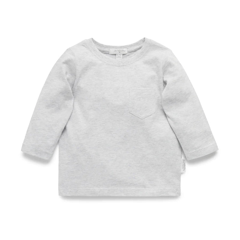 purebaby basic long sleeve tee