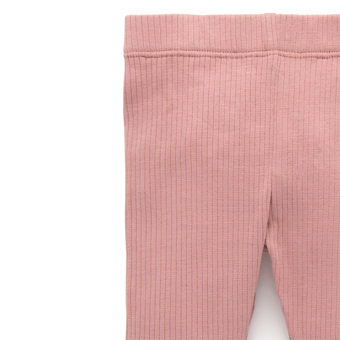 purebaby rib legging crab apple baby