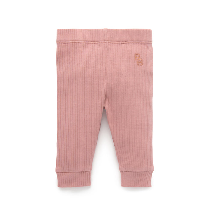 purebaby rib legging crab apple baby