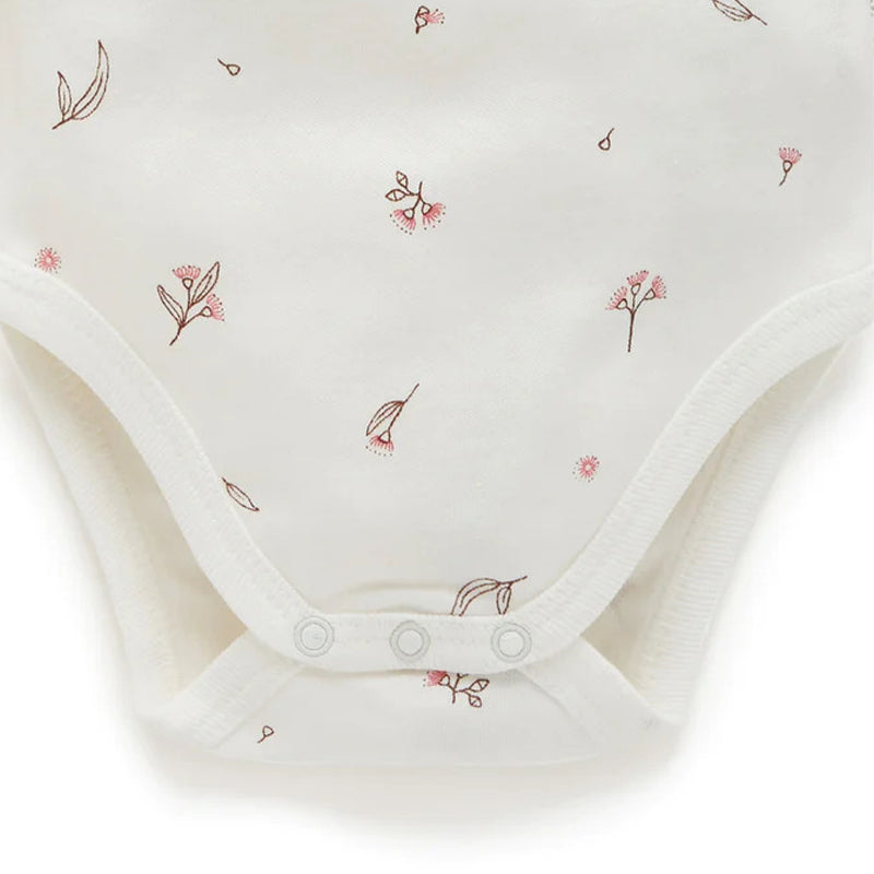 Easy Neck L/S Bodysuit Vanilla Blossom (Pack of 2)