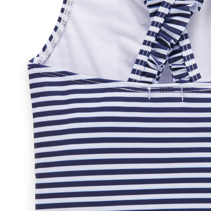 purebaby organic french stripe swimsuit baby