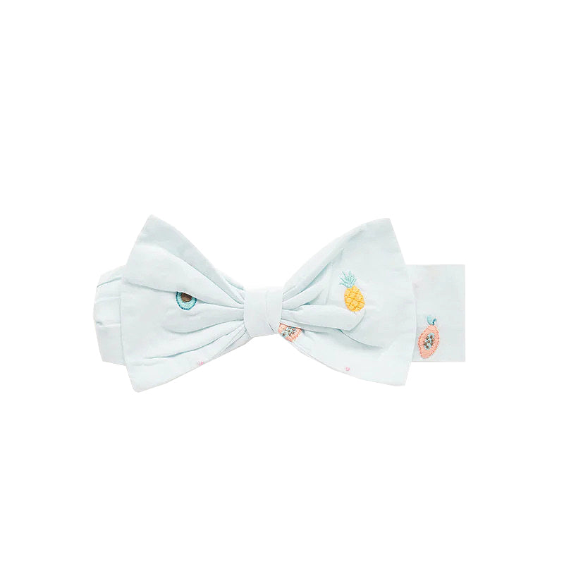 purebaby fruity pineapple bow headband baby headband