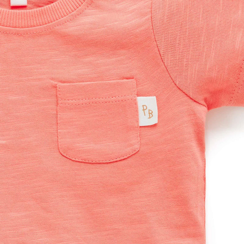 purebaby kids organic cotton basic tee