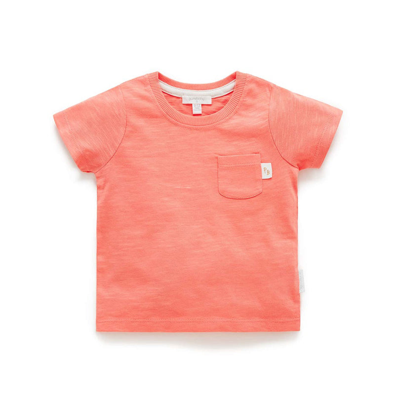 purebaby kids organic cotton basic tee