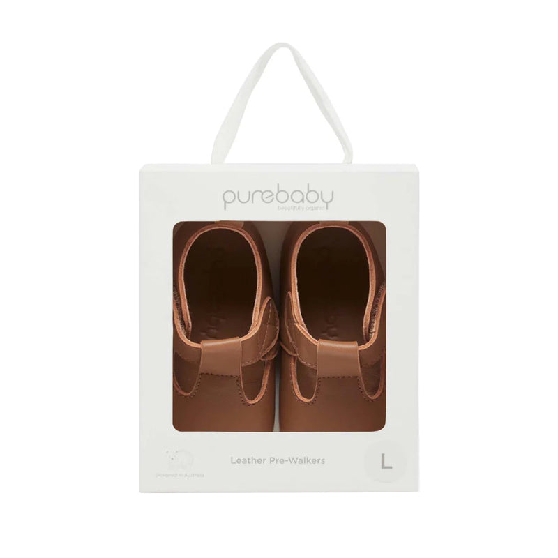 purebaby leather t bars baby shoes and pre walkers baby gift