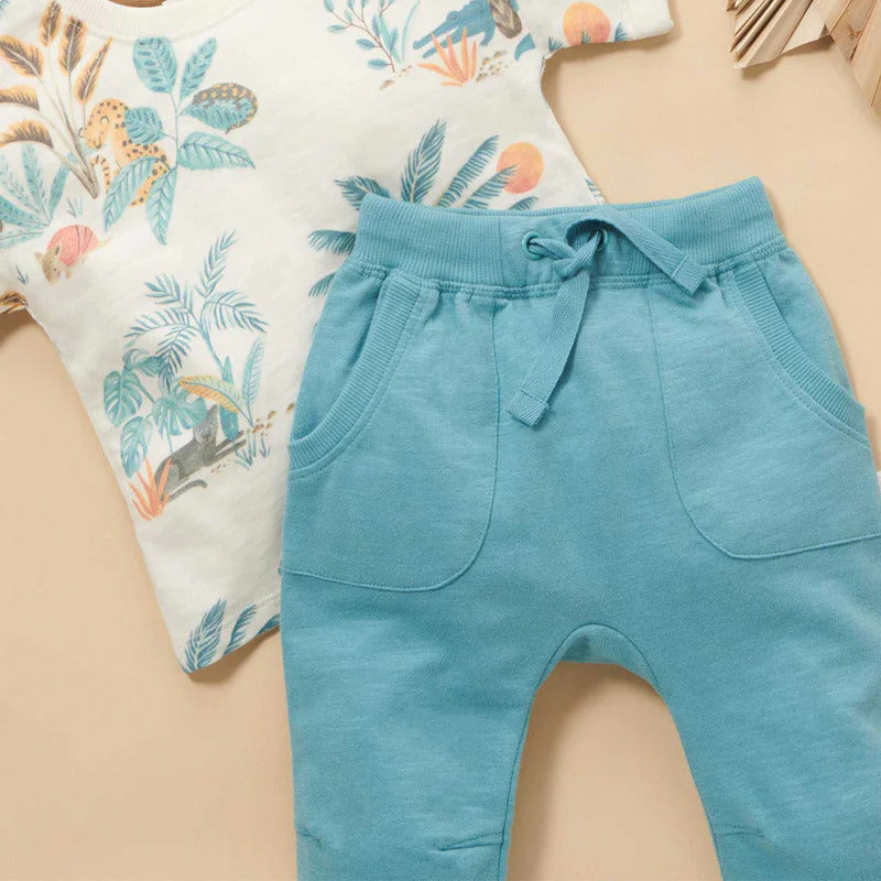 purebaby kids light slouchy pants