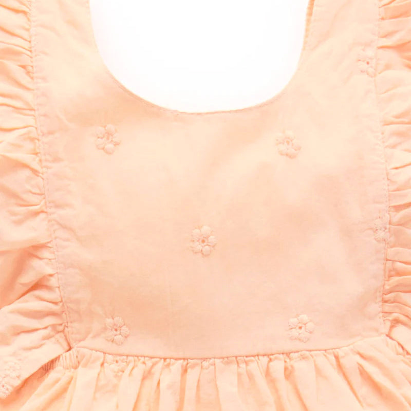 Mango Frangipani Ruffle Dress
