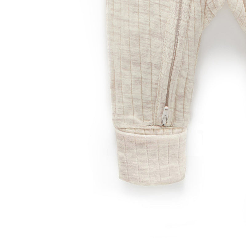 Merino Wool Growsuit in Almond