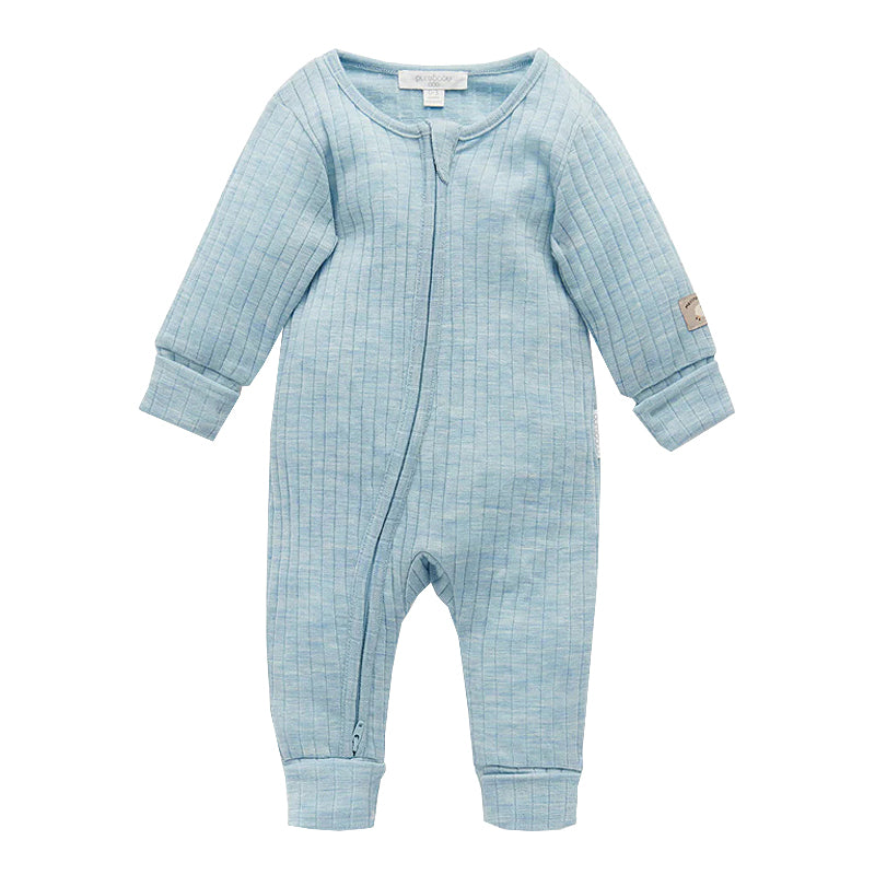 merino wool baby growsuit