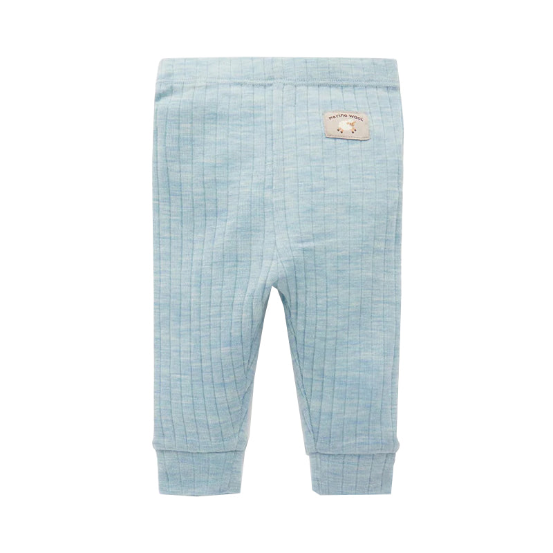 purebaby merino wool leggings sky baby travel