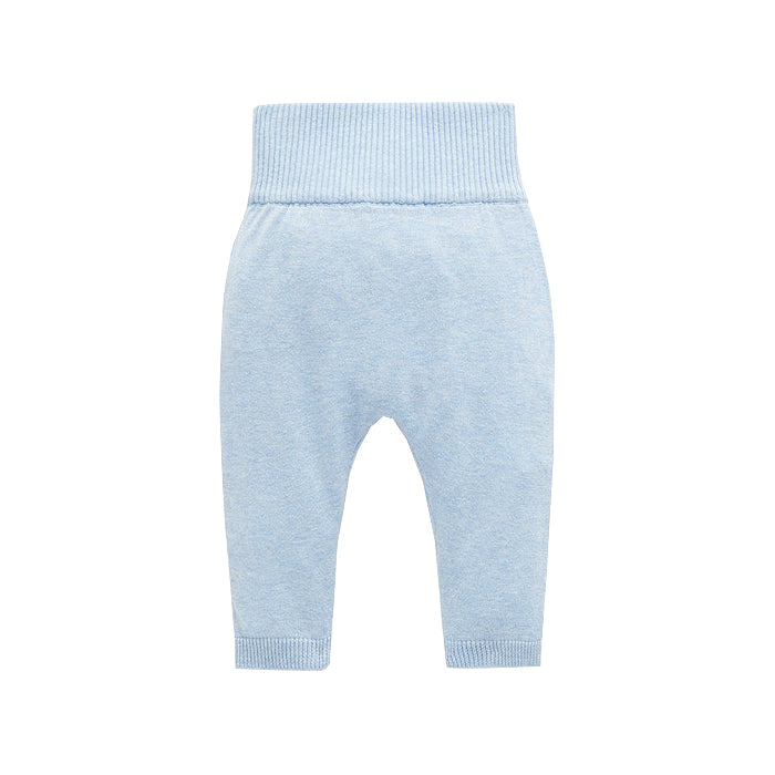 purebaby newborn leggings pale blue
