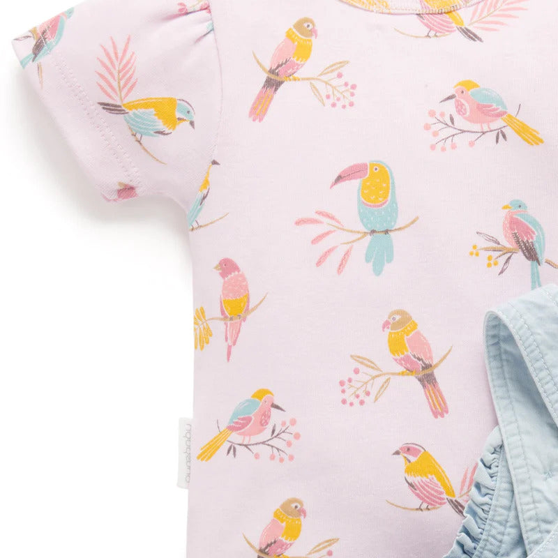 Pineapple Pocket Overall Set