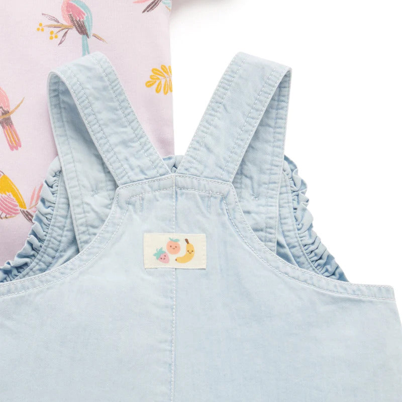 Pineapple Pocket Overall Set