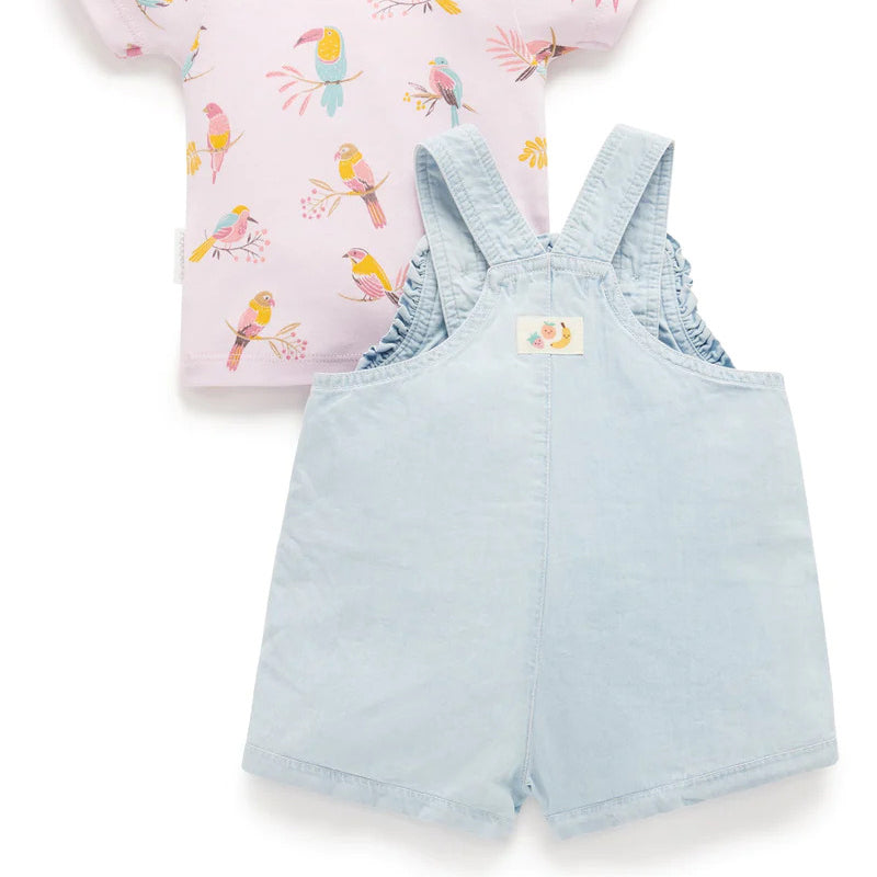 Pineapple Pocket Overall Set