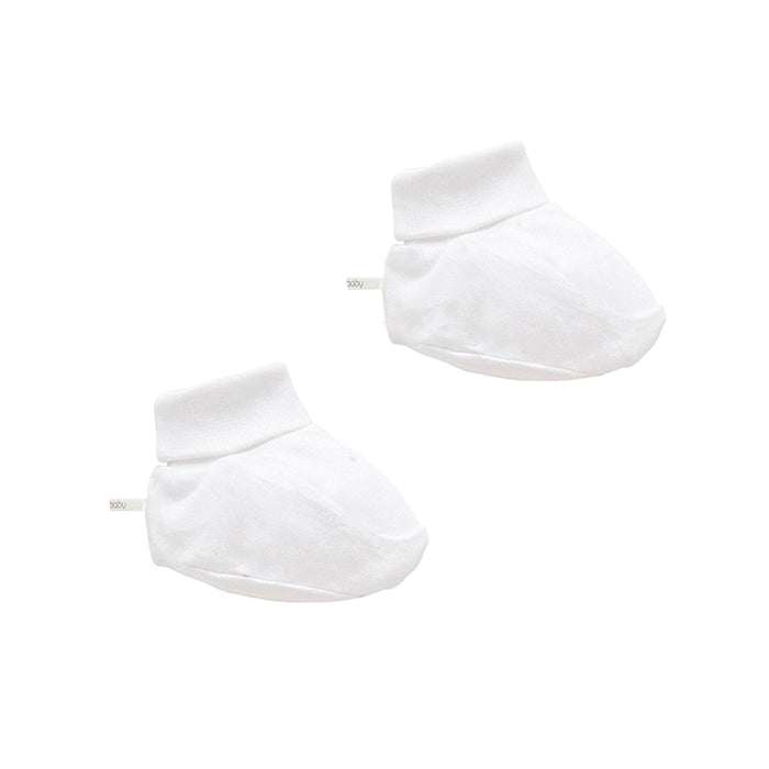 Premie Booties White