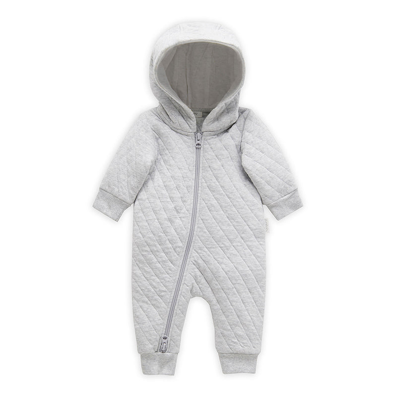 purebaby quilted growsuit baby travel baby winter wear