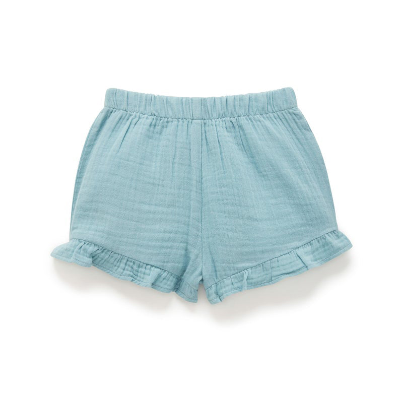 Purebaby Ruffle Shorts Pond baby kids shorts