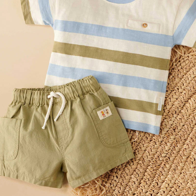 purebaby linen shorts boy shorts kids shorts