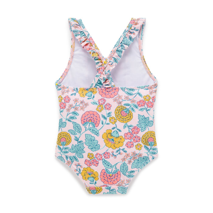 purebaby organic sweet marigold swim suit baby toddler swim
