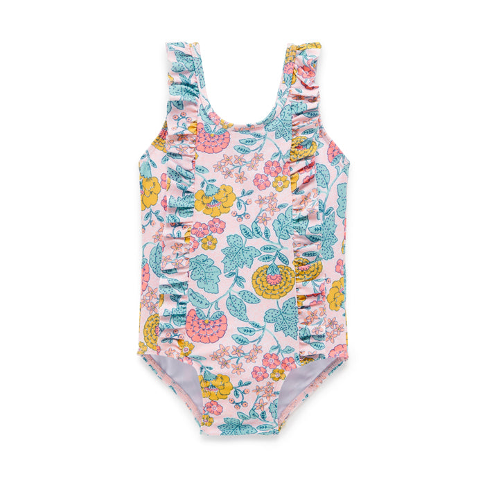 purebaby organic sweet marigold swim suit baby toddler swim