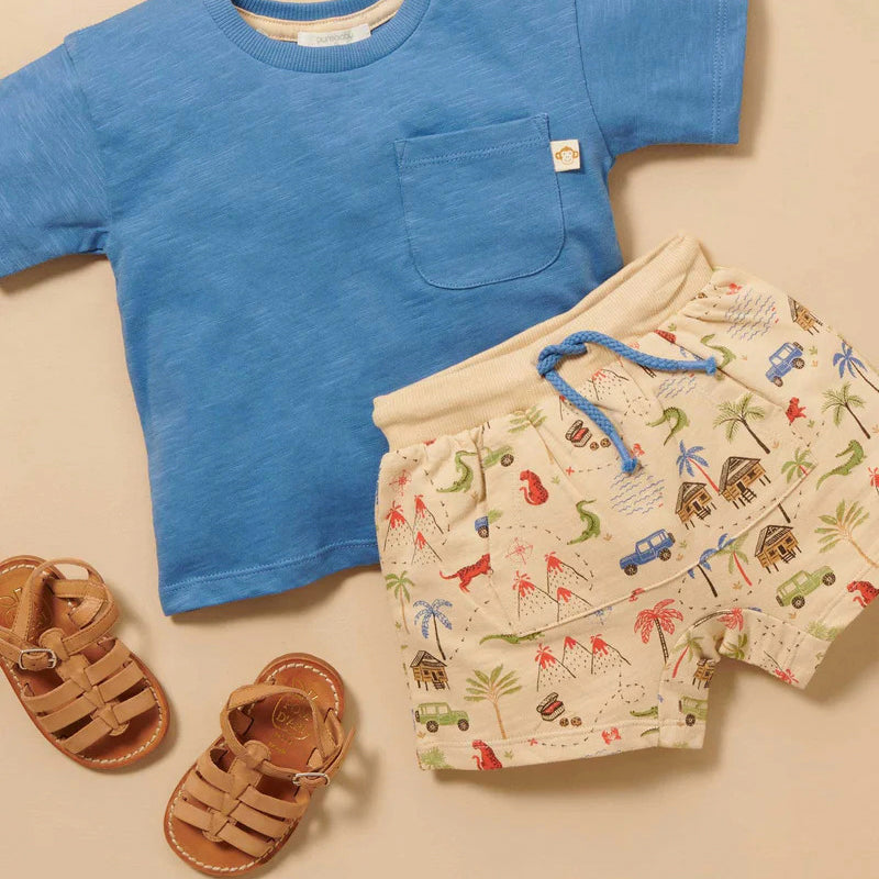 purebaby treasure island set organic cotton kids clothes
