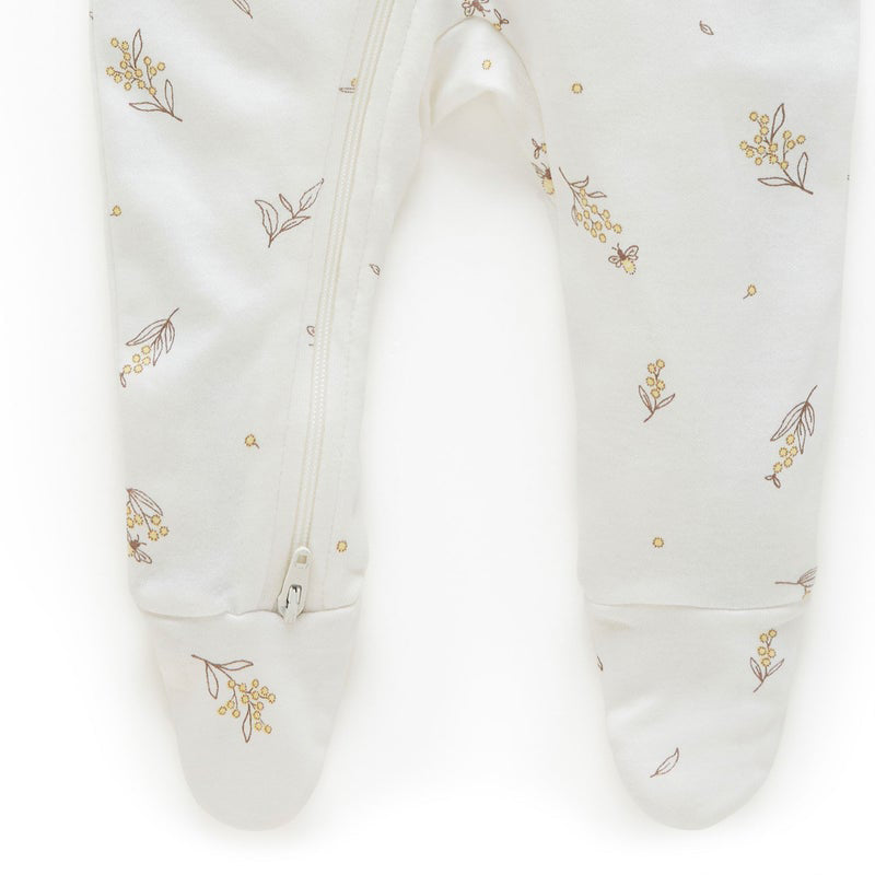 Vanilla Wattle Bee Zip Growsuit