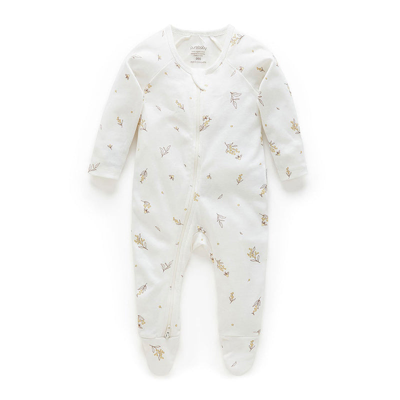 Vanilla Wattle Bee Zip Growsuit