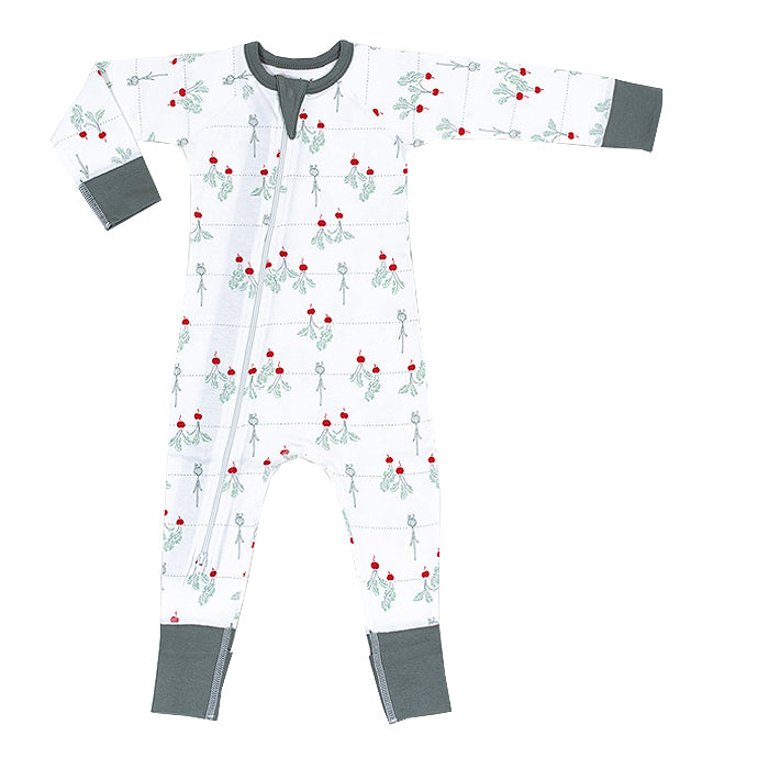 sapling baby organic cotton clothes radish zip romper