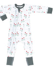 sapling baby organic cotton clothes radish zip romper