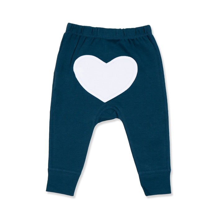 sapling child organic cotton baby clothes heart pants