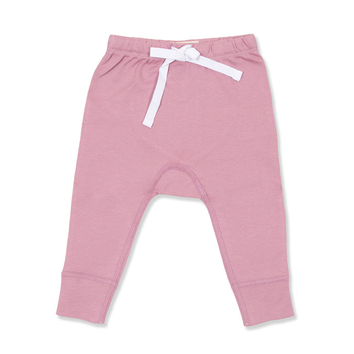 Sage Flower Pink Heart Pants